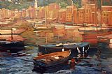 Anchored Boats - Portofino by Philip Craig
